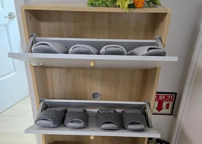 Arisu Sauna House 전철역2초#3br#공항픽업#사우나#롯데월드#잠실#장박할인#kspo#올림픽공원#명동#아산병원 Appartement *